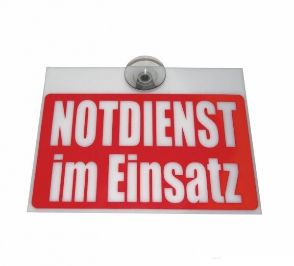Kfz-Notdienstschild