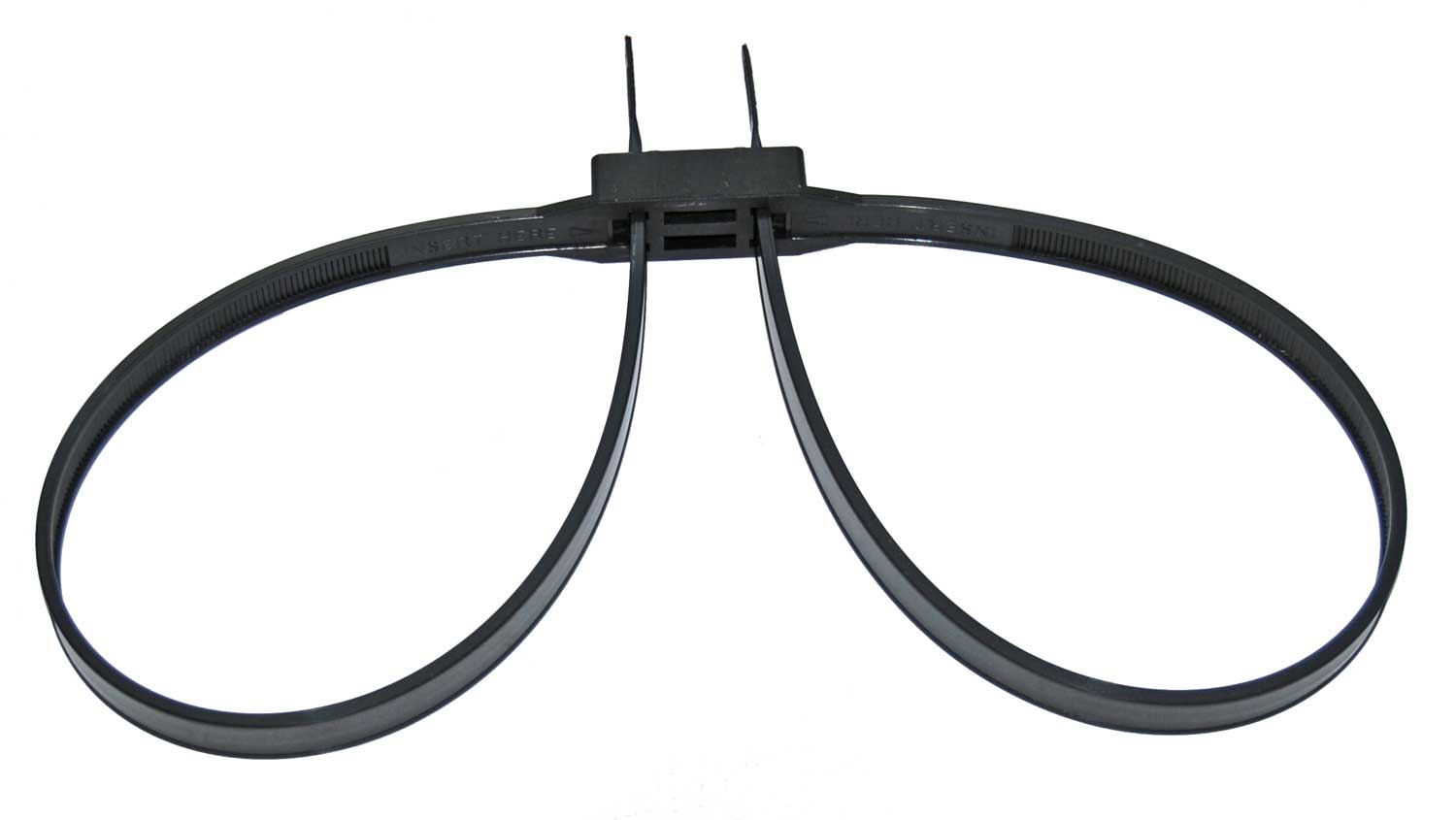 Doppel- Einweghandfessel schwarz