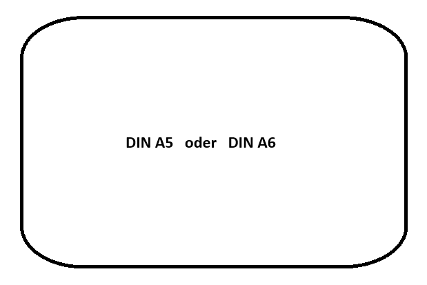 Öffnungskarte  DIN A5  /  DIN A6